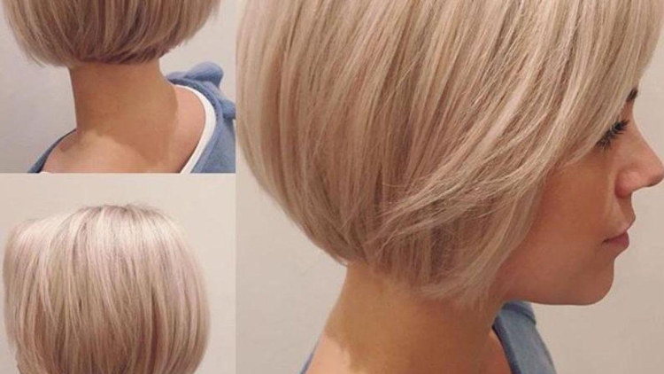 Стрижка каре-Боб на короткие волосы без челки с объемом