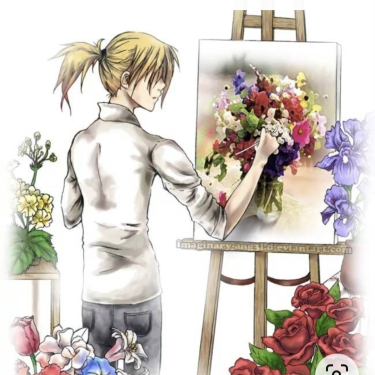 Открытка "художник"