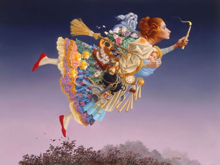 Джеймса Кристенсена художника ангел