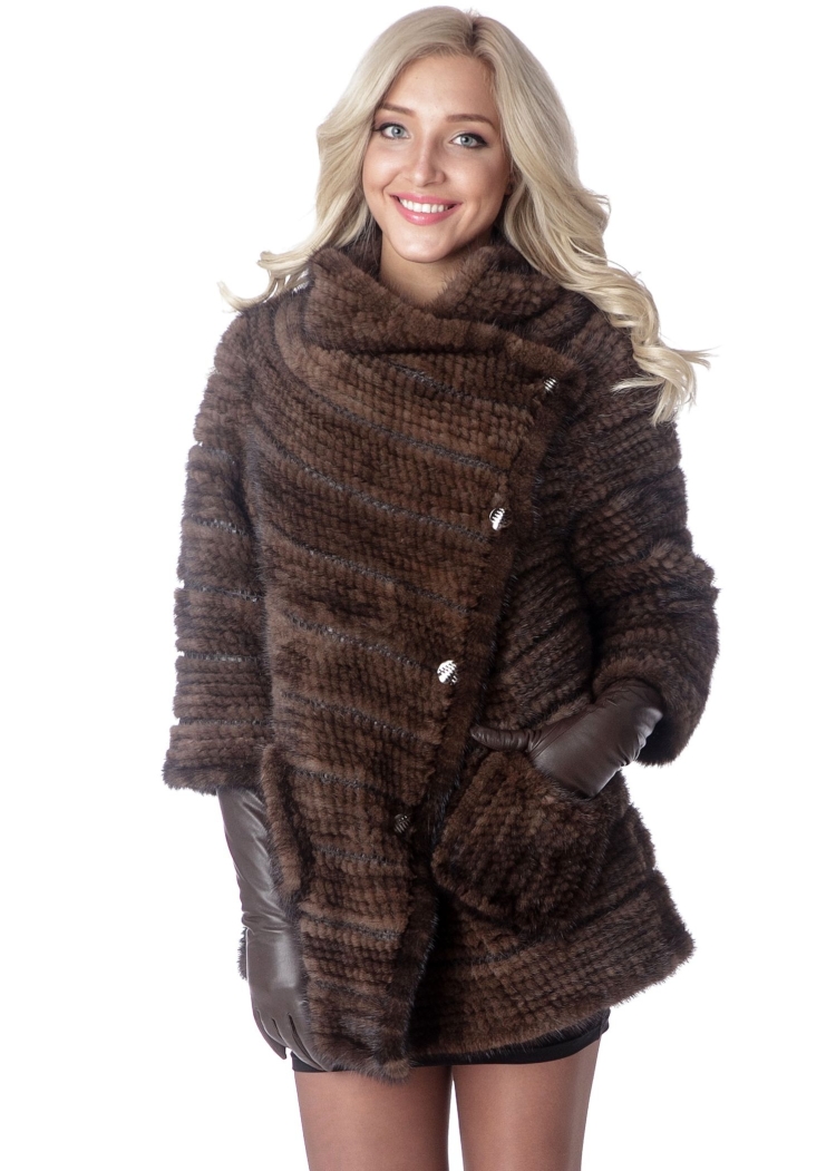 Вязаная норка "Альба"