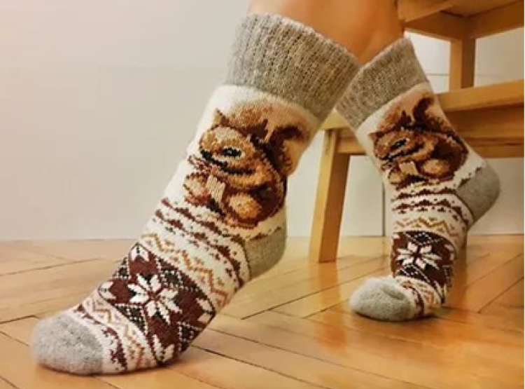 Шерстяной носок