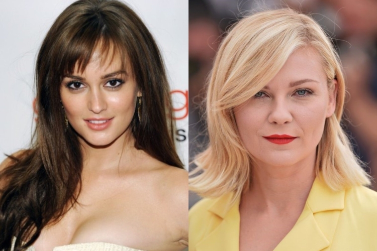 Прически для широкого лба