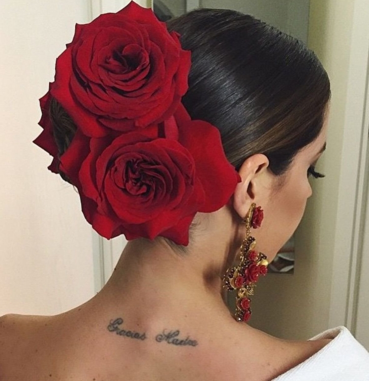 Прическа фламенко