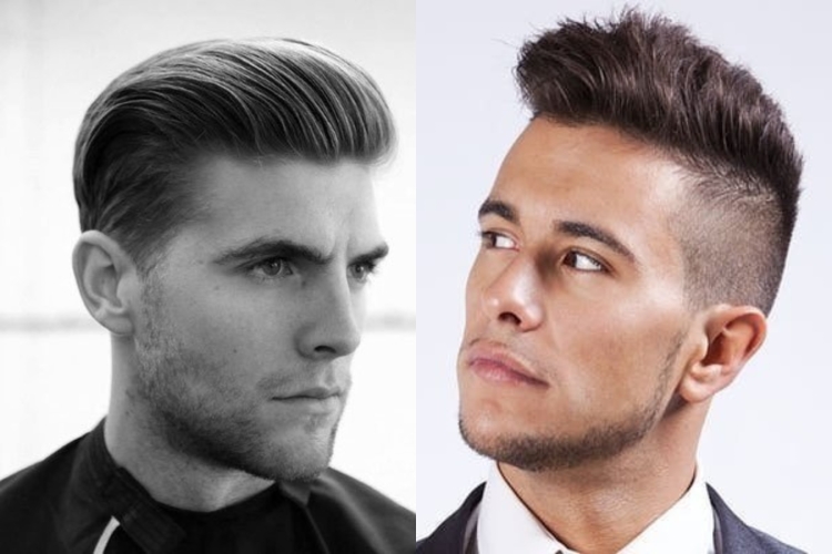 Канадка с зачесом