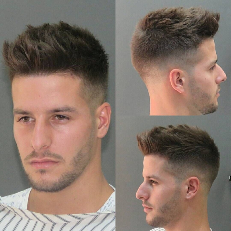 Мужские прически со всех сторон