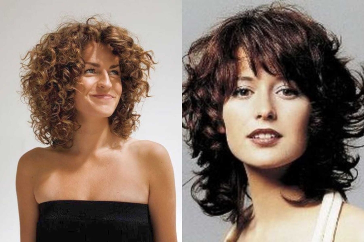 Аврора Каскад на вьющиеся волосы средней длины