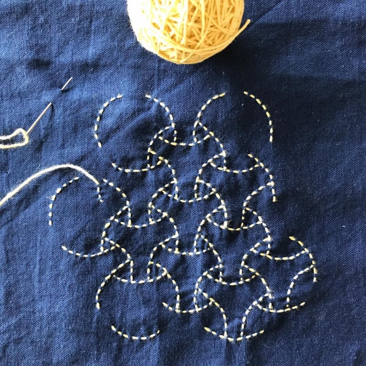 Вышивание сашико