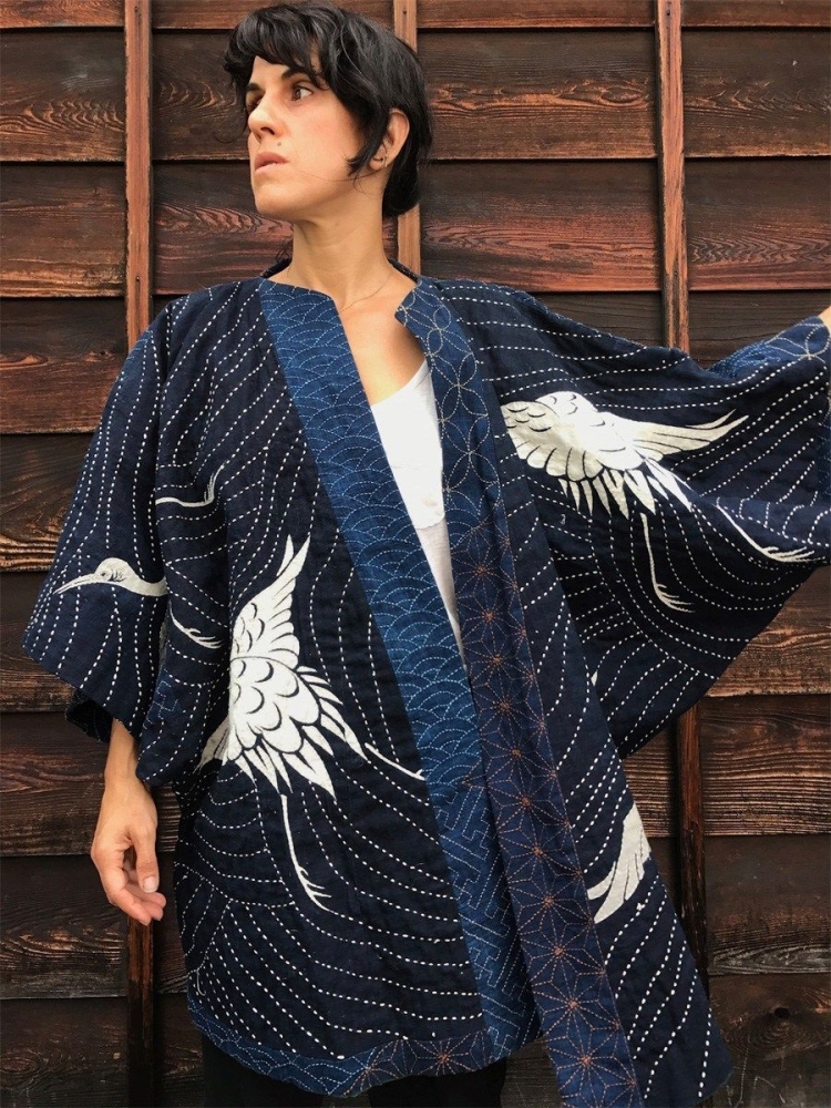 Одежда сашико Боро японское