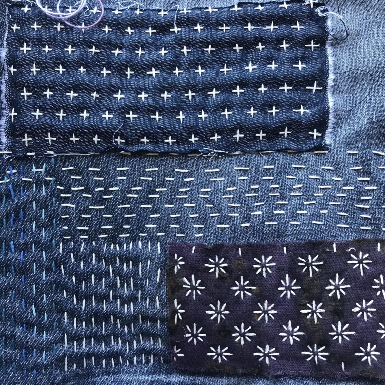 Отделка одежды сашико