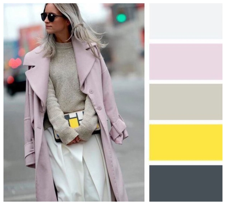 Удачные сочетания цветов в одежде