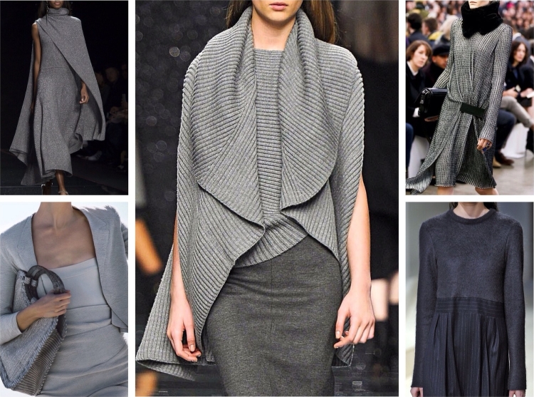 Серый цвет в одежде