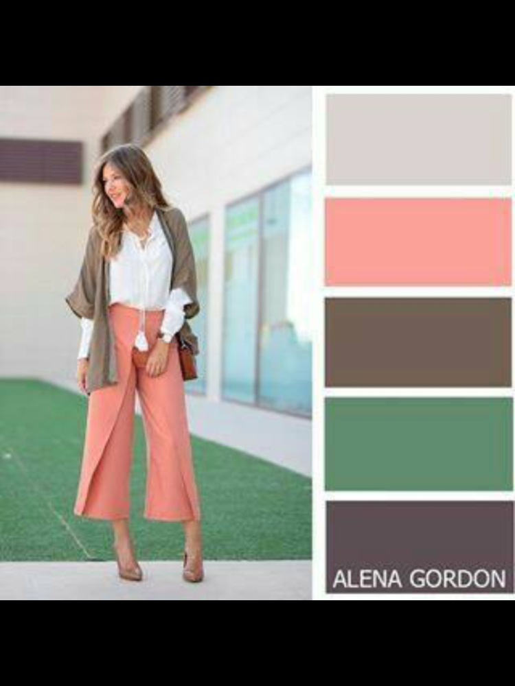 Лососевый цвет в одежде