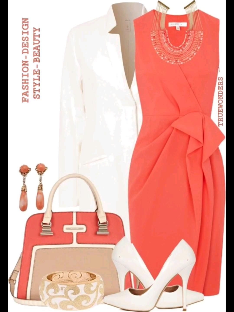 Лук с платьем