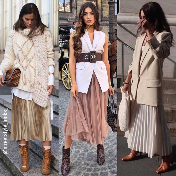 Юбка плиссе сочетание