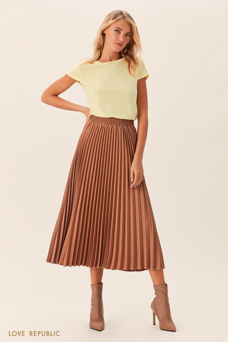 Лав Репаблик юбка плиссе