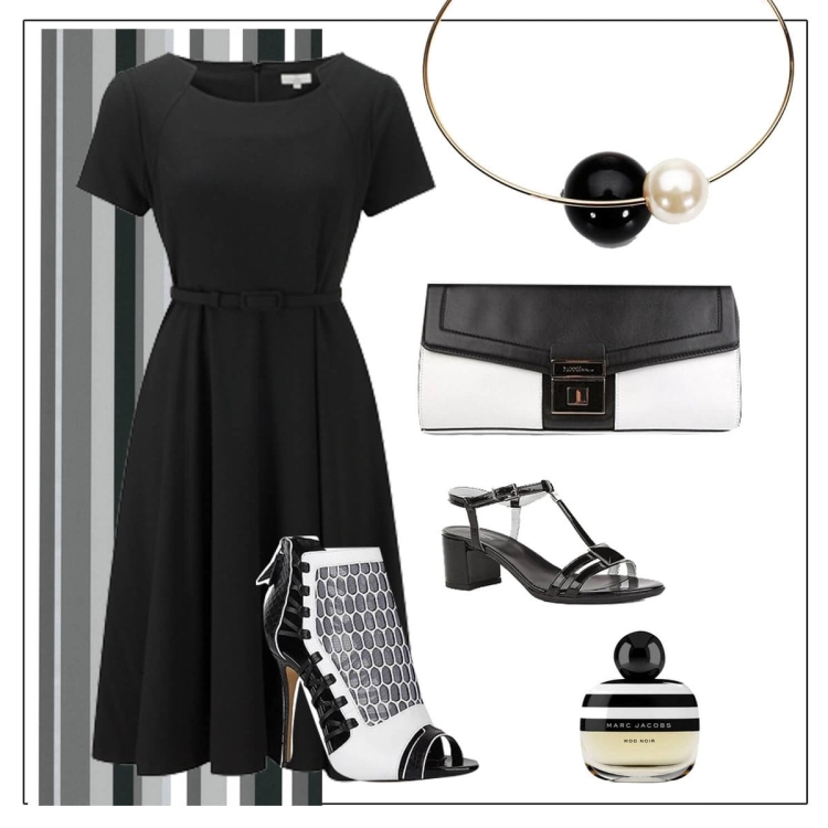 Украшения к черному платью