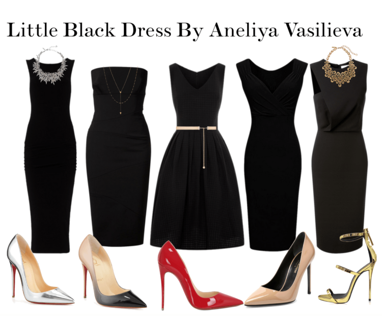 Аксессуары к черному платью