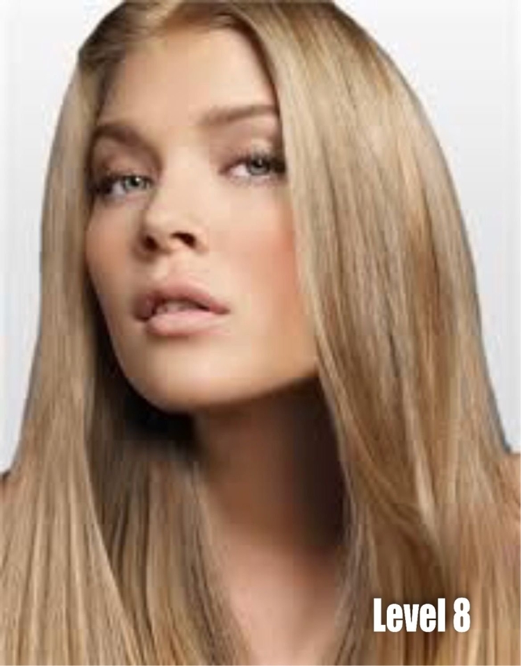 Бежево коричневый блонд