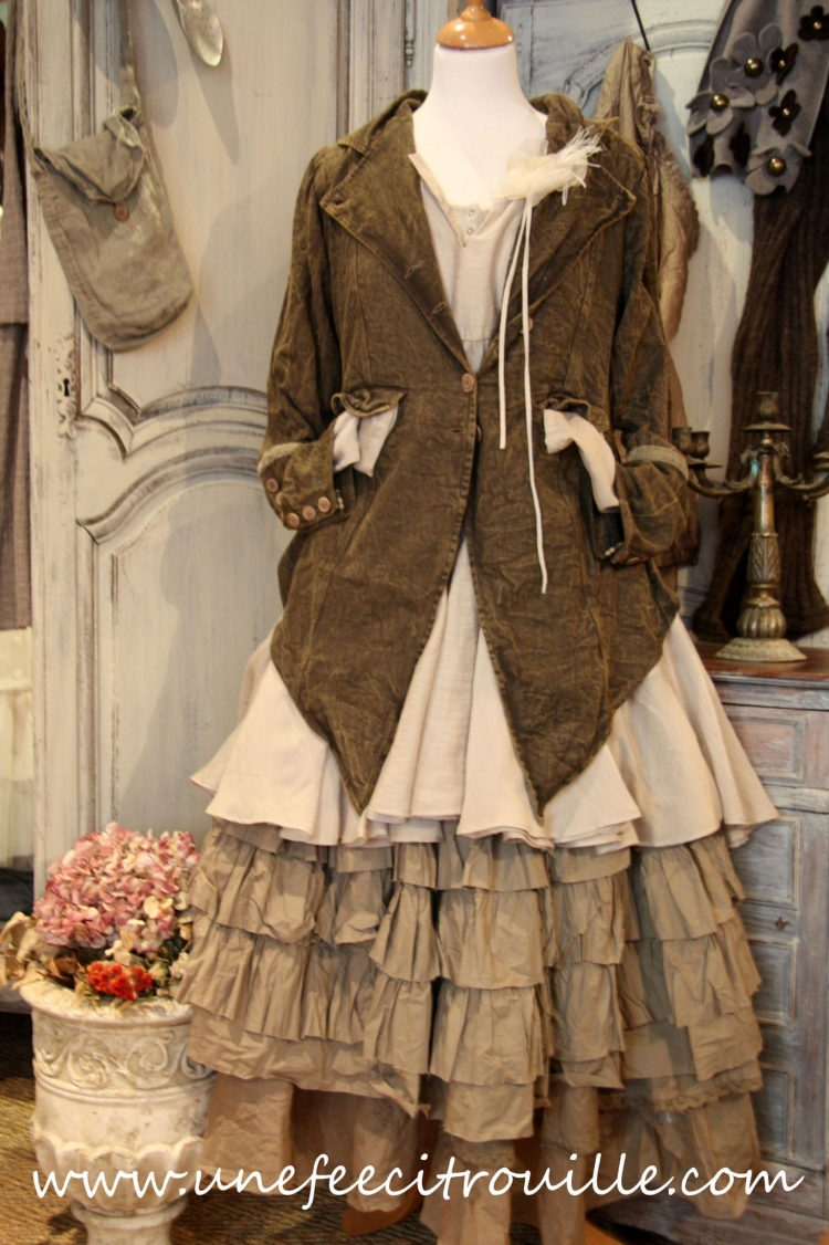 Наряды бохо из Мешковины