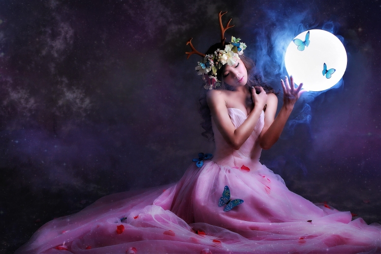 Девушка звезда