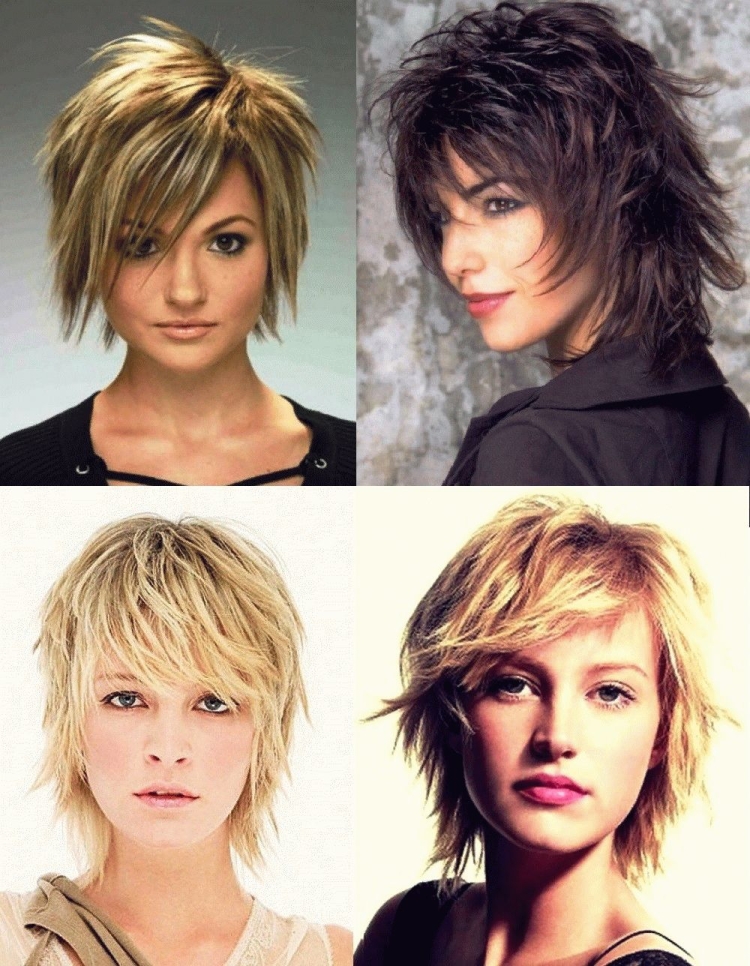 Стрижка Боб Каскад Гаврош на средние волосы