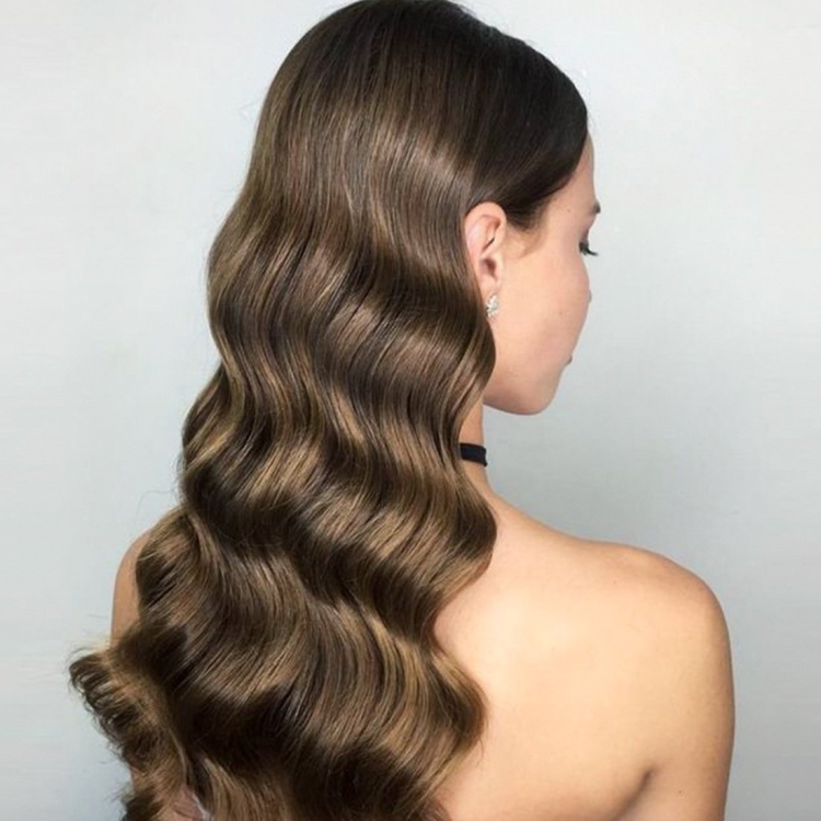 Горячая волна прическа