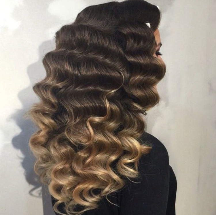 Прическа волны