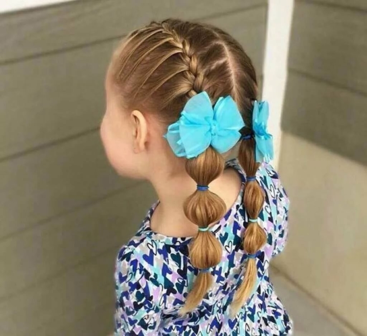 Причёски для девочек в садик