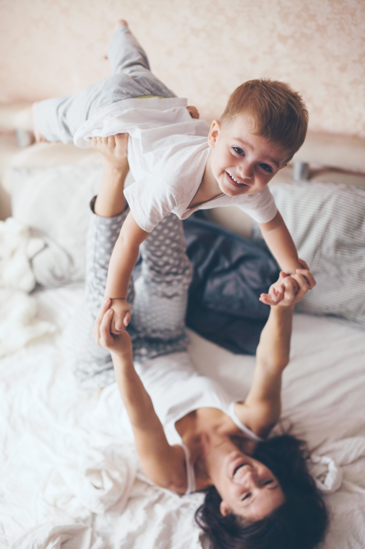 Фотосессия с сыном в студии