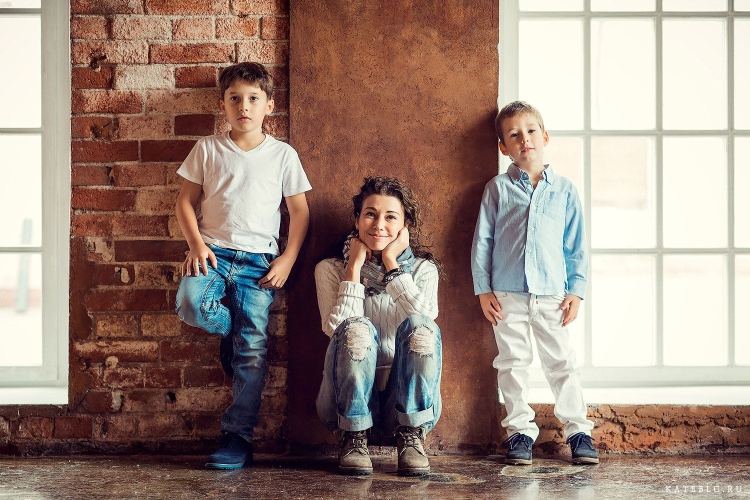 Фотосессия с сыном