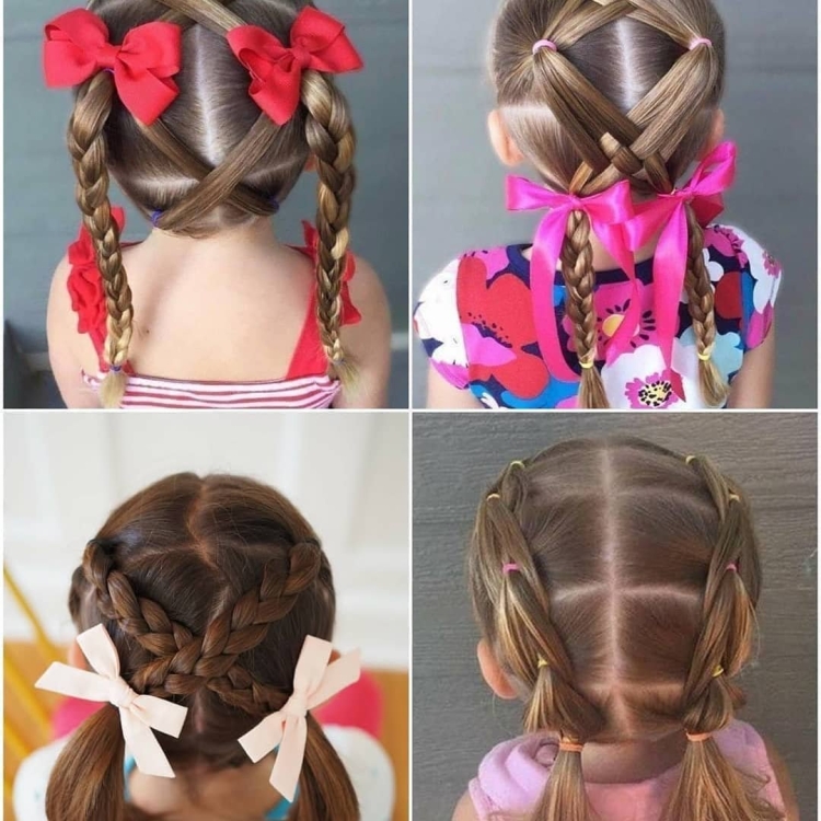 Быстрая прическа ребенку в садик