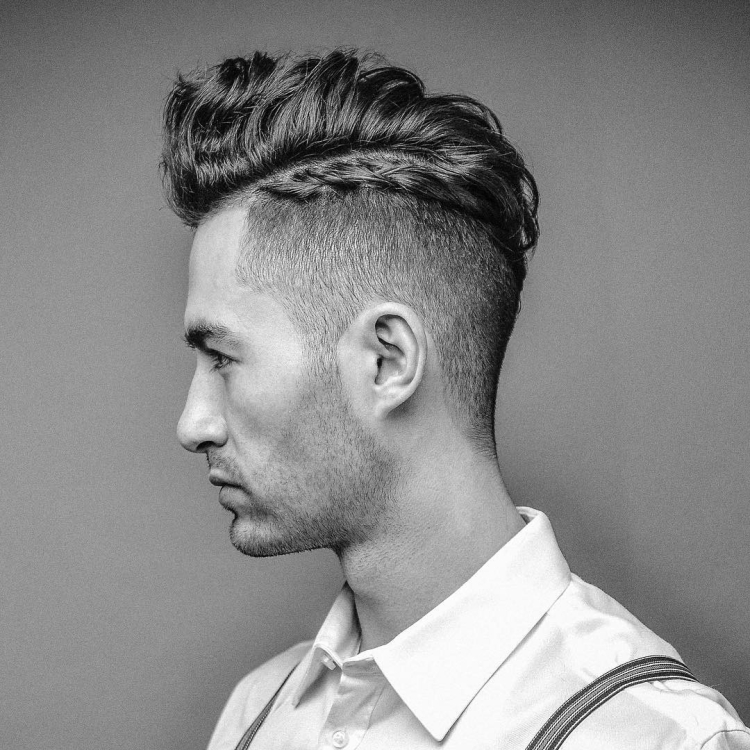 Коса на андеркат