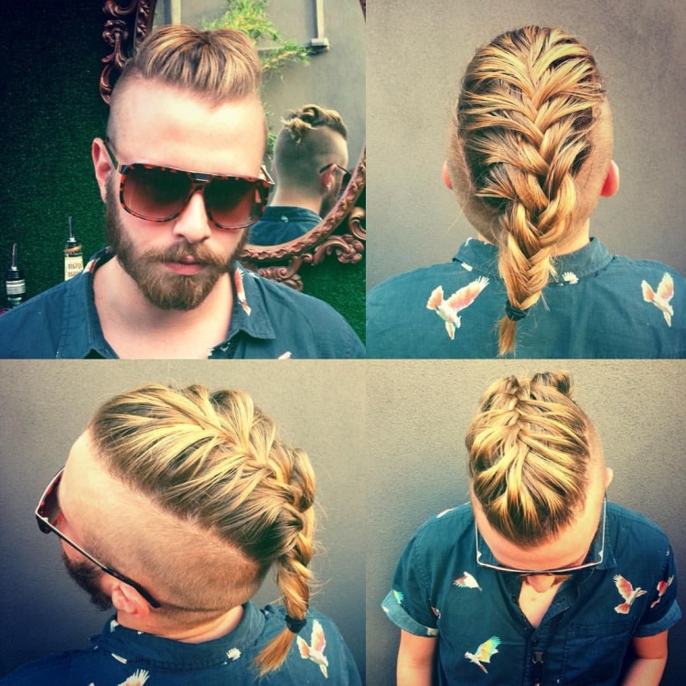 Прическа колосок у мужчин