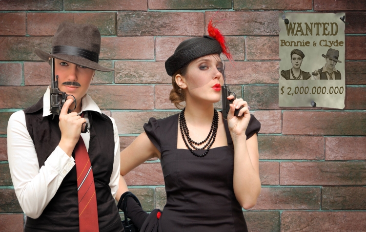 Вечеринка в стиле Бонни и Клайд