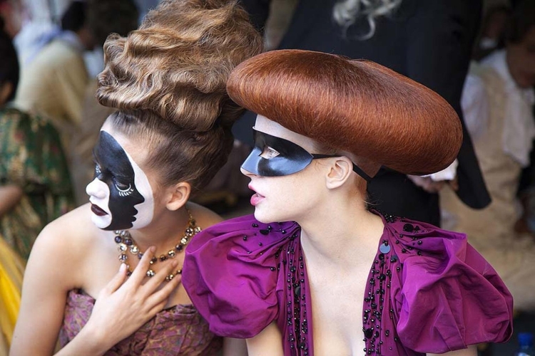 Прическа в венецианском стиле