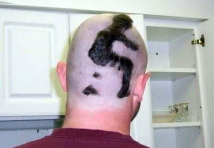 Прическа говно на голове