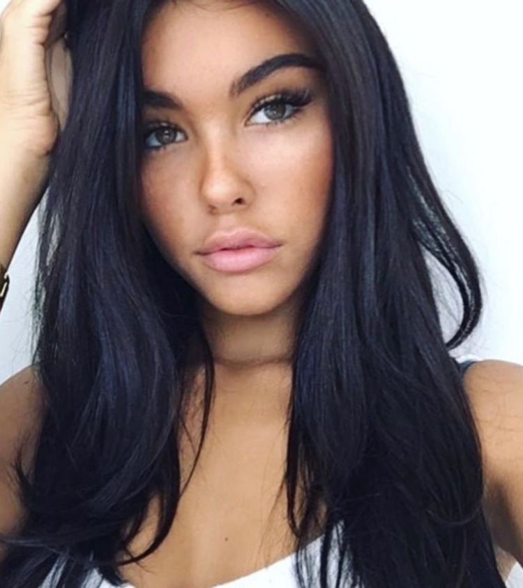 Мэдисон бир прямые волосы