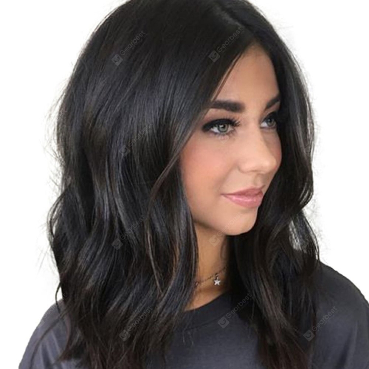 Стрижки на средние темные волосы