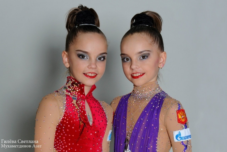 Дина и Арина Аверины в 5 лет