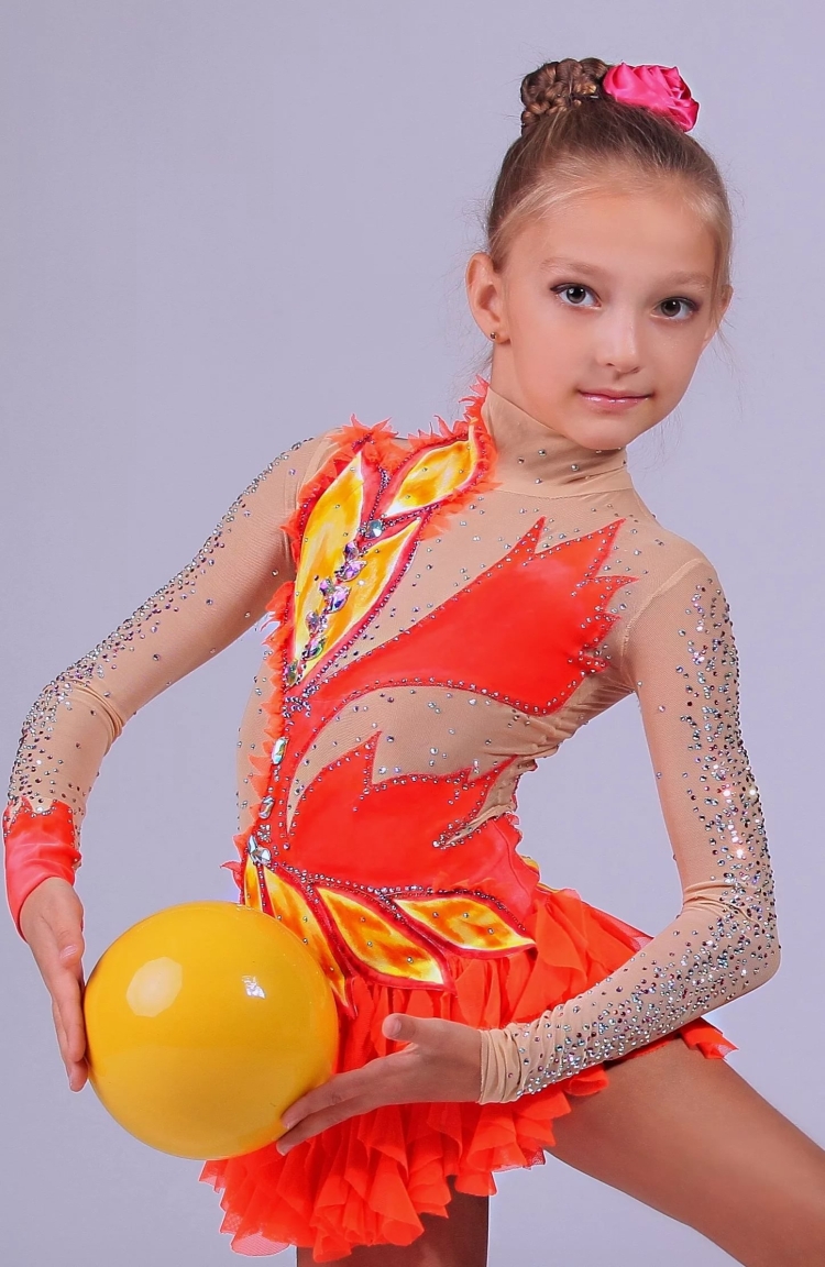 Костюм гимнастки для девочки