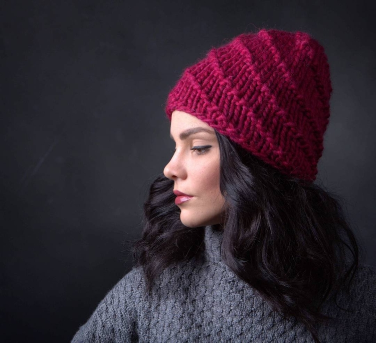 Шапка спицами