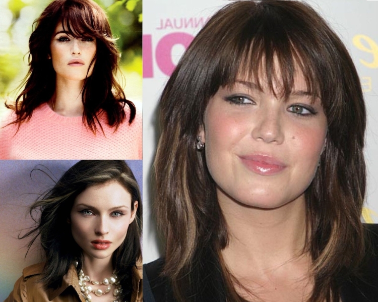 Челка для квадратного лица