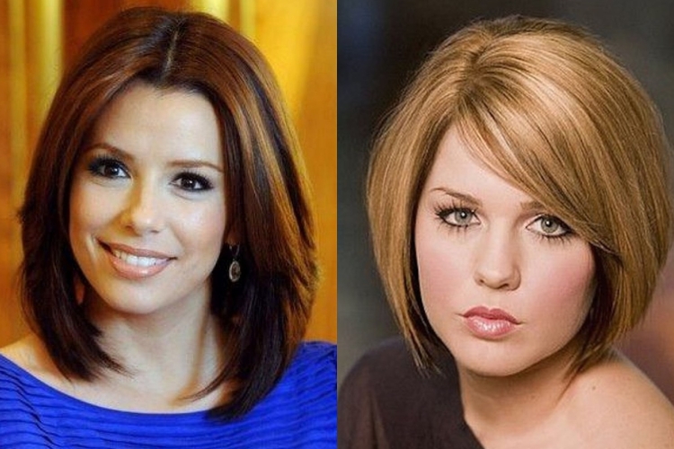 Прически для круглолицых