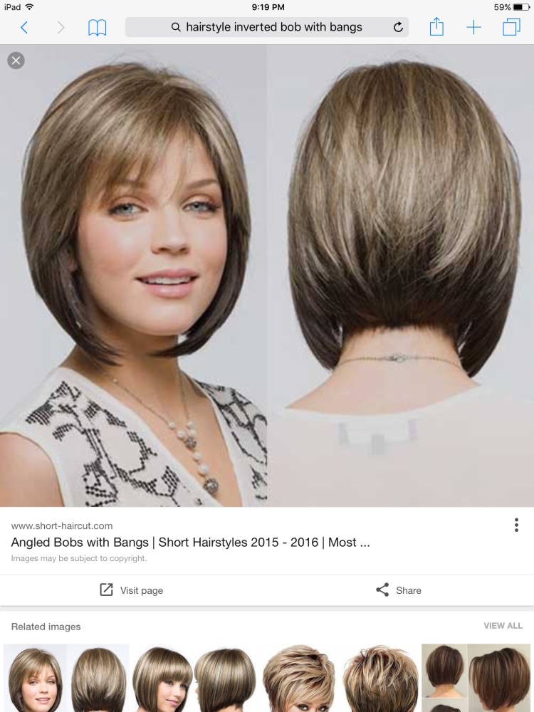 Градуированное Боб каре для круглого лица