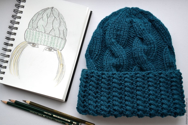 Объемные узоры для шапок