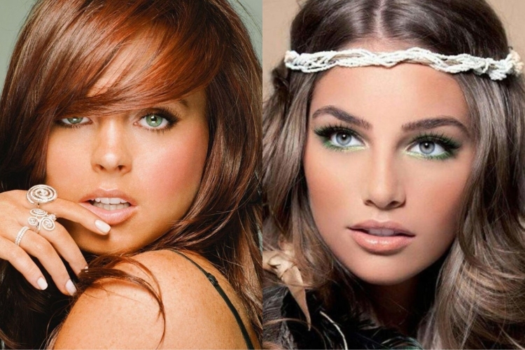 Цвет волос для зеленоглазых