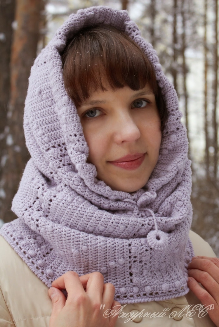 Вязаный снуд для женщин