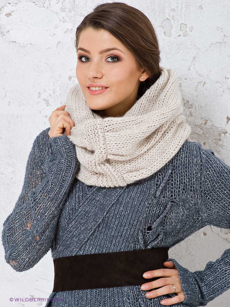 Вязаные аксессуары снуд