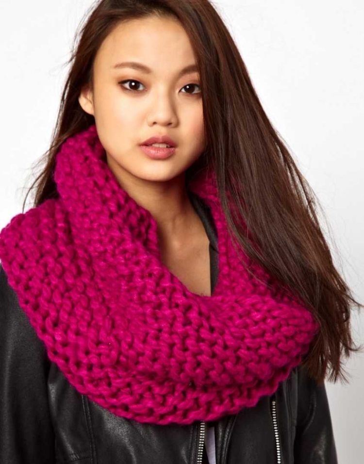 Вязаные шарфы снуды