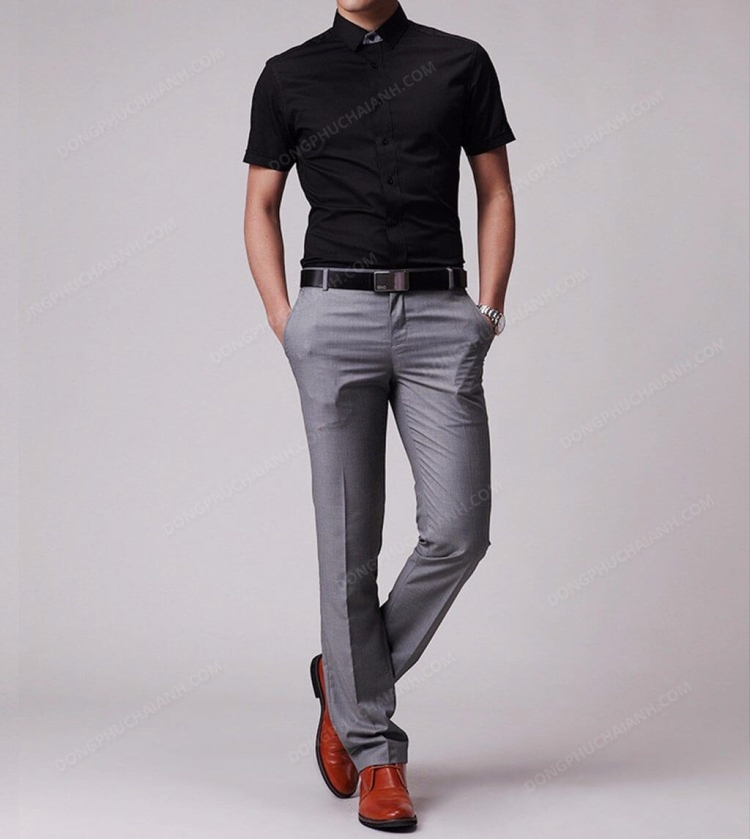 Брюки слим фит